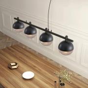 Lucande Dustian hanglamp, 4-lamps