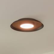Lucande Merilla plafondlamp, fineerhout