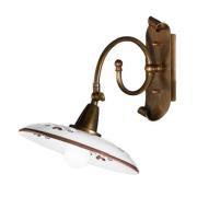 Rustieke wandlamp Bassano bruin