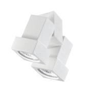 EGG DLS plafondlamp STYLE Q, 2-lamps, wit