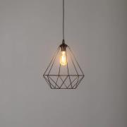 Hanglamp Basket, zwart, 1-lamp