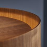 FRANDSEN hanglamp FM 1954, walnoot, Ø 28 cm, hout
