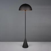 Vloerlamp Alfie, zwart mat, metaal, E27