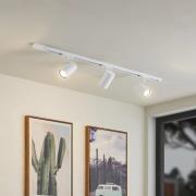 Lindby 1-fase railsysteem Linaro, GU10, 3-lamps, wit