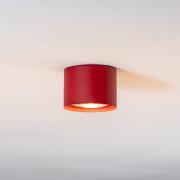Plafondspot Chloe vast, rood