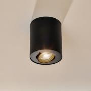 Plafondlamp set, zwenkbaar, zwart