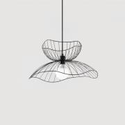 Farac 6390 hanglamp, zwart, metaal, Ø 50 cm