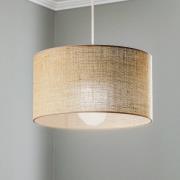 Hanglamp jute cilinder naturelbruin Ø40cm 1-lamp.