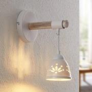 Lindby Pimana wandlamp met keramiekkap