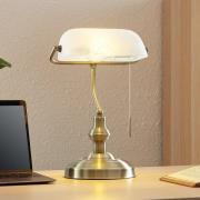 Lindby Profina bureaulamp, brons