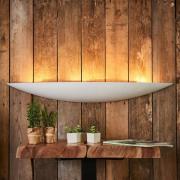 Grote gips wandlamp Tommi in wit