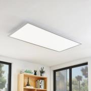 Lindby LED plafondlamp Zento, 120 cm, zilver, 4.000 K