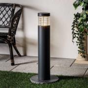 Lucande Lucius LED tuinpadverlichting, 65cm, antraciet, metaal, IP54