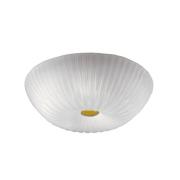 Kolarz Murano Sagredo plafondlamp, opaal, Ø 30 cm, Murano glas