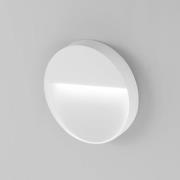 EGG LED buitenwandlamp Vigo XL, wit Ø 20 cm aluminium 3.000 K