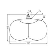 OSRAM LED Vintage Big Elipse E27 4W 818 Filament bruin dimbaar