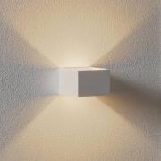 SLV LED wandlamp Logs In, wit/wit, aluminium, breedte 10 cm