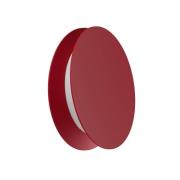 Yo-Yo LED wandlamp, rood, 2.700 K, aluminium, PMMA, dimbaar