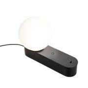 LEDS-C4 LED tafellamp Perlina, zwart, lengte 22,8 cm