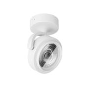 LED plafondspot Eta, 62,6° stralingshoek, wit, 3.000 K, aluminium