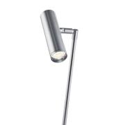 Tom Pro LED tafellamp, mat nikkel, hoogte 47 cm, CCT, dimmer