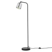 New Works vloerlamp Materiaal, chroom, roestvrij staal, hoogte 125 cm