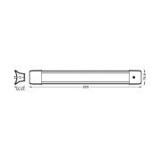 LEDVANCE LED kantoor hanglamp Lijn 840 lengte 60 cm, wit