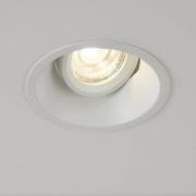 Inbouwlamp Slim Trim, wit, Ø 9,4 cm, IP20, aluminium, GU10