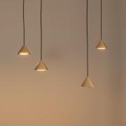 Hanglamp Elit Spider, 4-lamps, goudkleurig, metaal