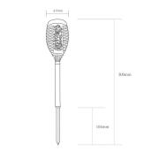 LED grondspies lamp 33535-2, zaklamp, zwart, set van 2