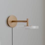 UMAGE LED wandlamp Asteria kort, wit, 25 cm, stekker