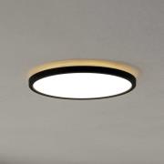 EGLO connect LED plafondlamp Rovito-Z, zwart, Ø 30 cm