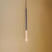Euluna Thalassa hanglamp 1-lamp G9 zwart/koper