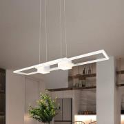 Albany LED hanglamp, wit, 100 x 28 cm, aluminium, CCT dimbaar