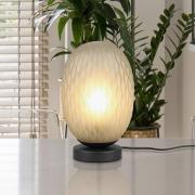 Facette tafellamp, groen, hoogte 29 cm, glas, E27