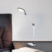 Konsti LED tafellamp, hoogte 90 cm, zwart/zilverkleurig, CCT
