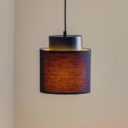 Hanglamp Soho cilindrisch 1-lamp zwart/goud