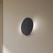 Wandlamp vorm 9, 28 cm x 32 cm, zwart
