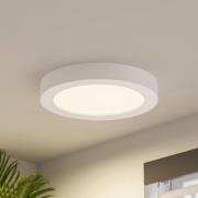 Prios LED plafondlamp Edwina, wit, 25 cm, set van 10