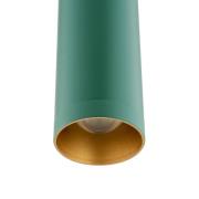 LED hanglamp Rulo, groen, Ø 3,2 cm, staal, 3000 K