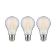LED lamp Filament mat E27 A60 3,8W 2700K 806 lm 3er