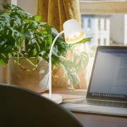 Biwo LED tafellamp, wit, met touchdimmer, metaal