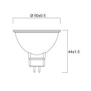 Sylvania LED reflectorlamp GU5.3 4.6W 3.000K 36° 450lm