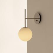 Audo TR Bulb Hangende wandlamp, stekker, staalgrijs/wit