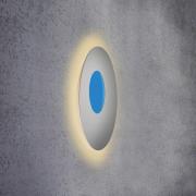 Escale Blade Open LED wandlamp RGBW zilver Ø59cm