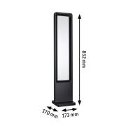 Paulmann LED tuinpadverlichting Reana, antraciet, 83 cm metaal IP44