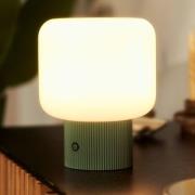 Lucande LED tafellamp Katrin Palme, groen, glas