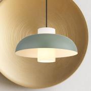 Hanglamp Lowe, mat groen, Ø 38 cm, metaal
