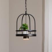 Hanglamp Zona, zwart, Ø 30 cm, staal