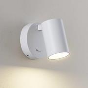 CAN TILT wandspot, wit, Ø 10 cm, metaal, schakelaar, GU10